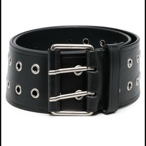 Men's Black Leather Belt
